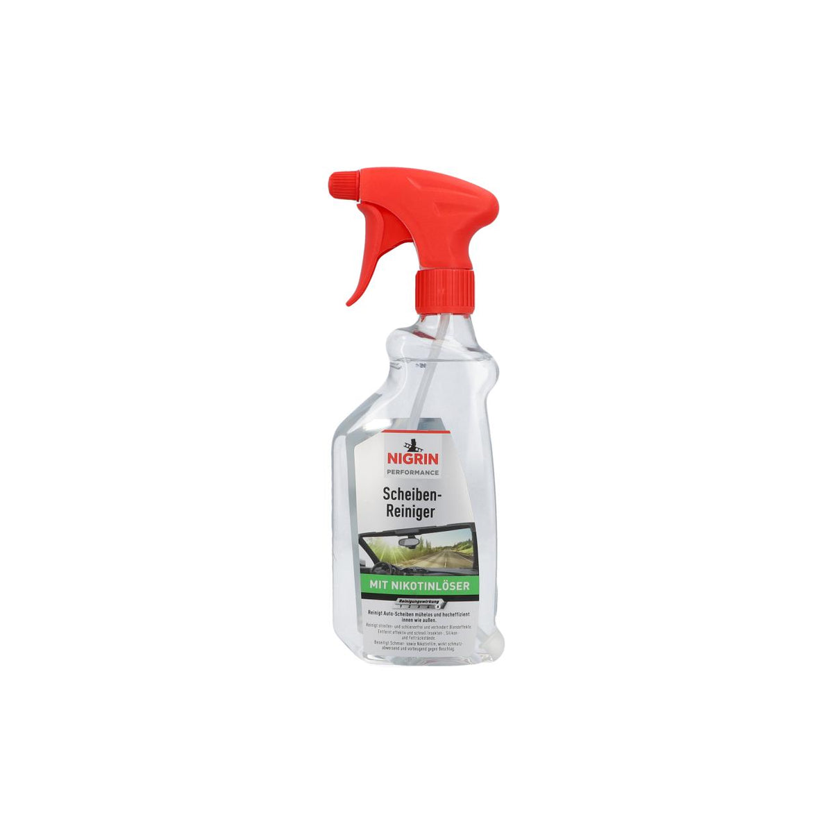 NIGRIN Performance Scheiben-Reiniger mit Nikotinlöser, 500 ml