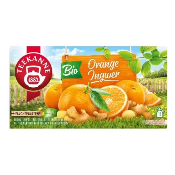 Teekanne Bio Orange Ingwer Organic Tee