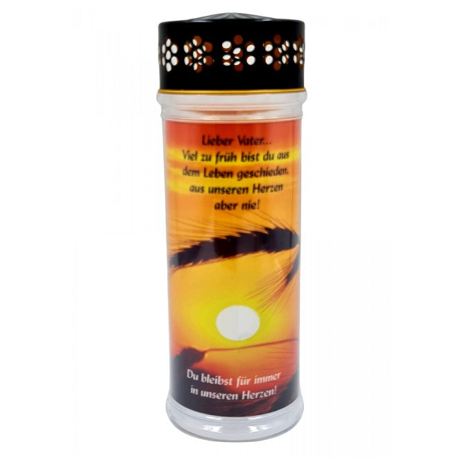 LED-Grablicht Carinthia L 75 Tage „Lieber Vater…“