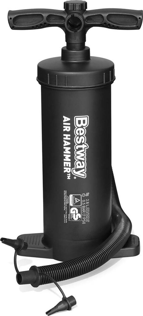 Bestway Air Hammer™ Doppelhubkolbenpumpe 2.800 ml, 37 cm