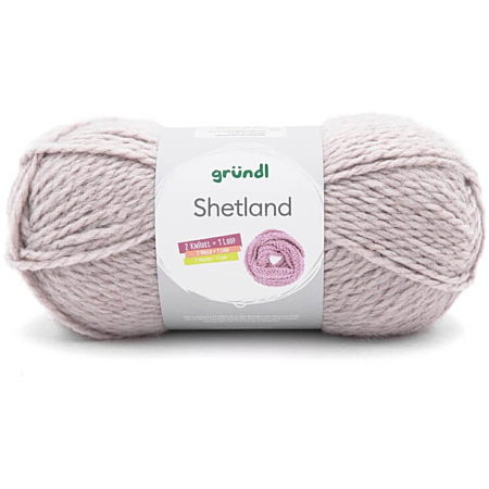 Gründl Shetland Wolle 100 g mocca melange