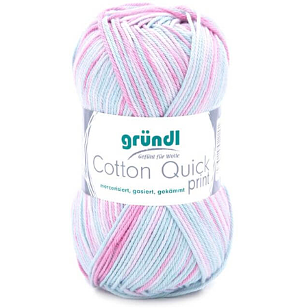 Gründl Cotton Quick Print Baumwollgarn, 50 g