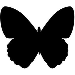 Securit Kreidetafel SILHOUETTE „Schmetterling“ FB-BUTTERFLY