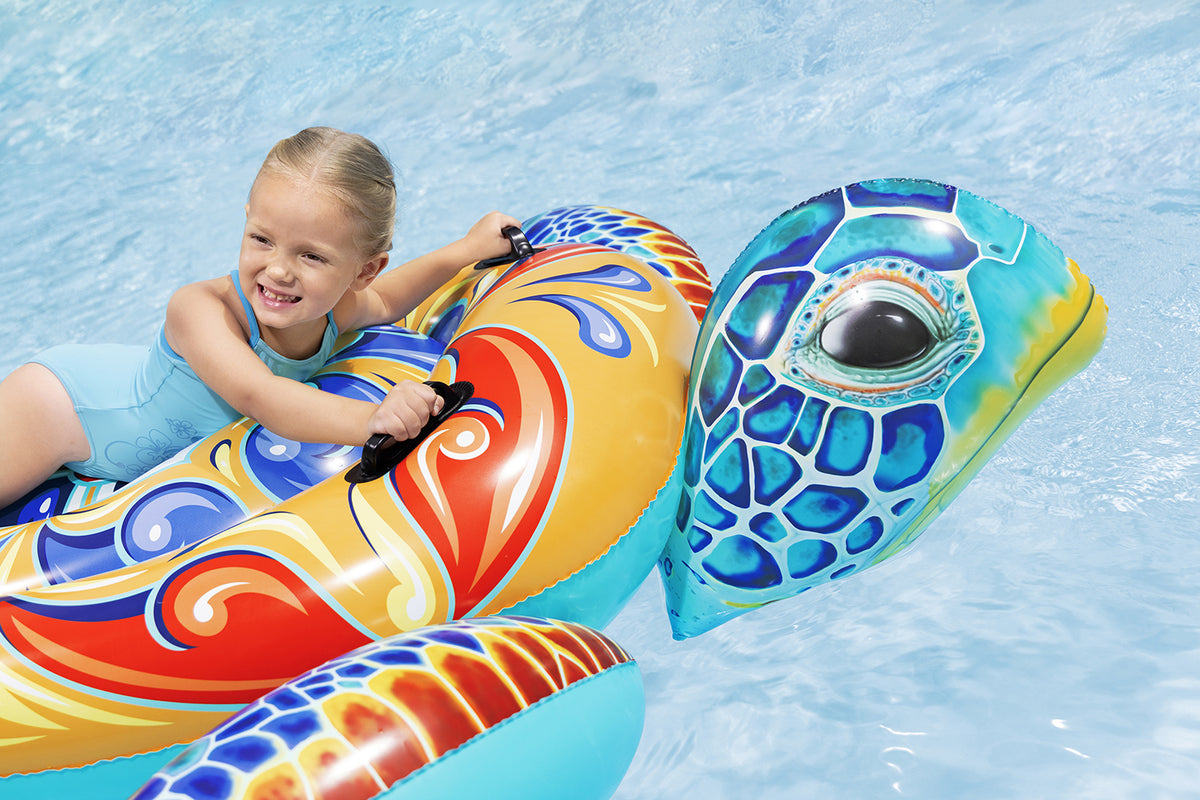 Bestway Schwimmtier Mediterrane Schildkröte, 186 × 168 × 42 cm