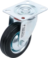 BGS Do it Yourself Lenkrolle mit Anschraubsockel Ø 100 mm