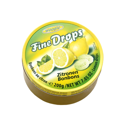 Woogie Bonbons mit Zitronengeschmack in Dose 200 g