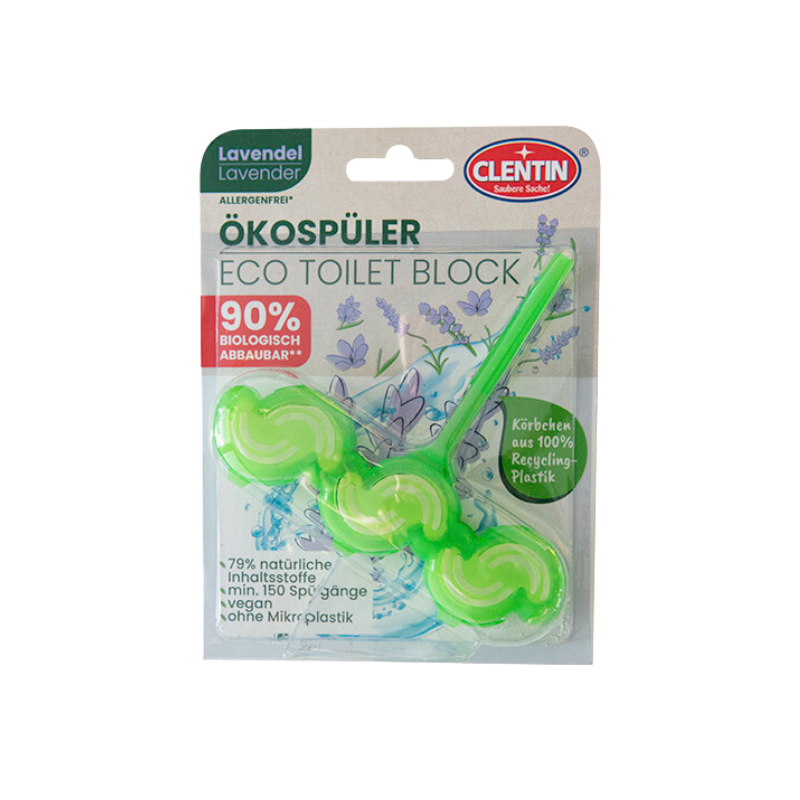 CLENTIN Ökospüler Toilettenstein Lavendel 45 g
