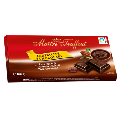 Maître Truffout Zartbitterschokolade 100 g