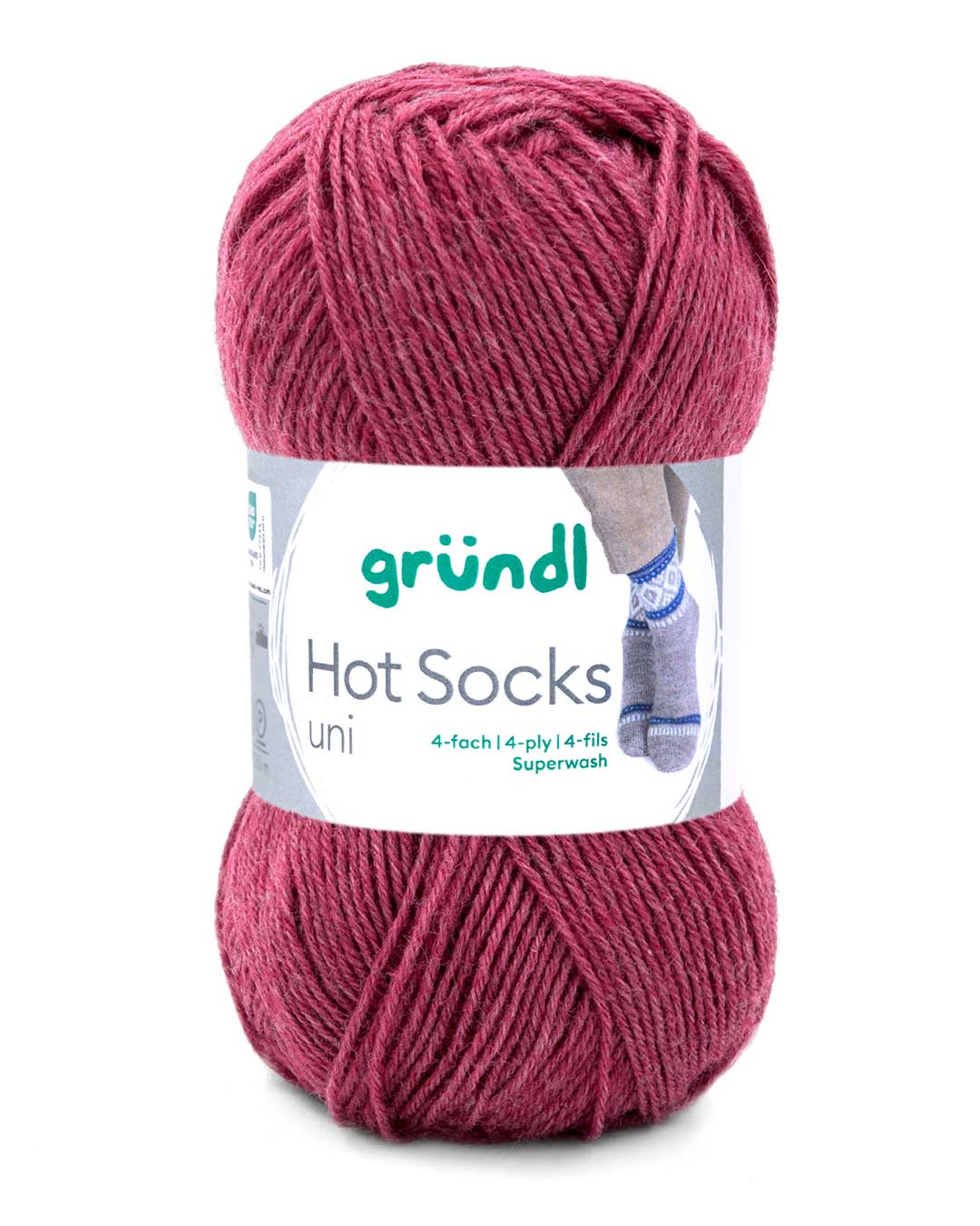 Gründl Hot Socks uni 50, Farbnummer 63, 50 g