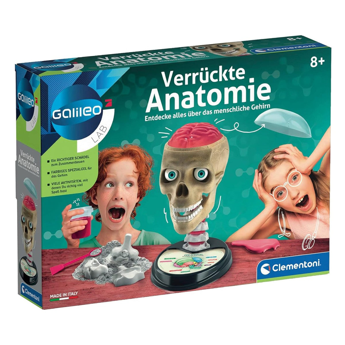 Clementoni Galileo LAB Verrückte Anatomie – Experimentierkasten