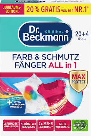 Dr. Beckmann Farb- & Schmutzfangtücher All in 1, 24 Stück