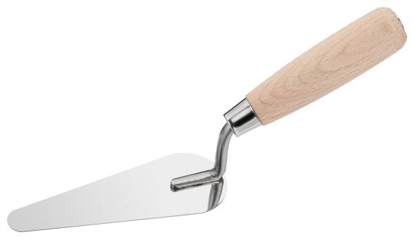 WESTEX Katzenzungenkelle 140 mm aus Edelstahl mit lackiertem Holzgriff