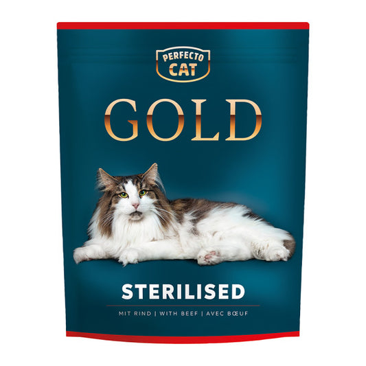 Perfecto Cat GOLD Sterilised mit Rind 800 g