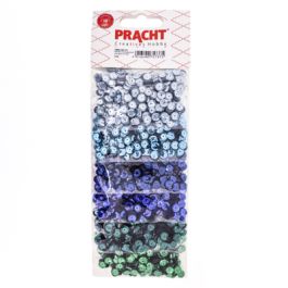 Pailletten Pracht Schüsselpailletten-Mix blau-grün