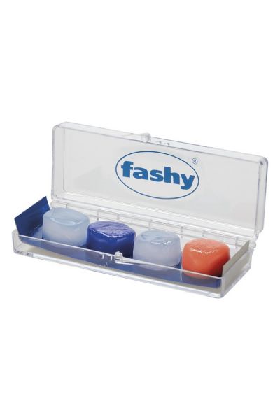 Fashy Ohrenstöpsel 4021, Silikon, 4er-Set