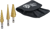 HSS-Stufenbohrer-Satz 3–20 mm, 3-teilig