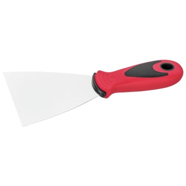 Malerspachtel, halbflexibel, rot, 80 mm
