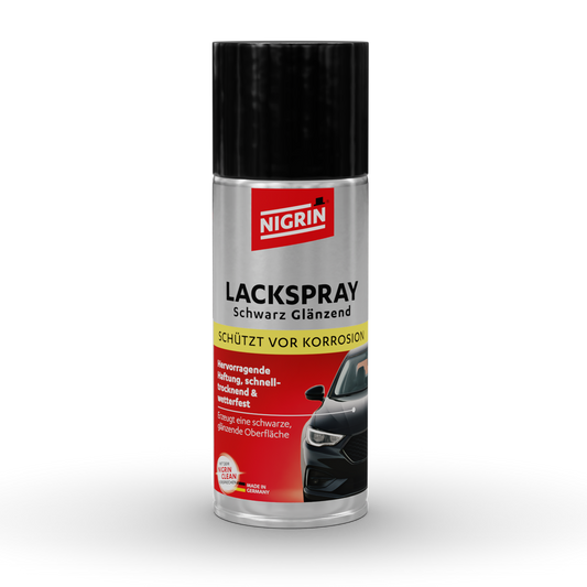 NIGRIN Lackspray schwarz glänzend 400 ml