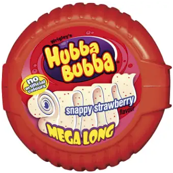 Hubba Bubba Kaugummiband Erdbeere 56 g