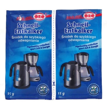 ORO fix Schnell-Entkalker Pulver für Wasserkocher und Kaffeemaschinen, 2 x 15 g