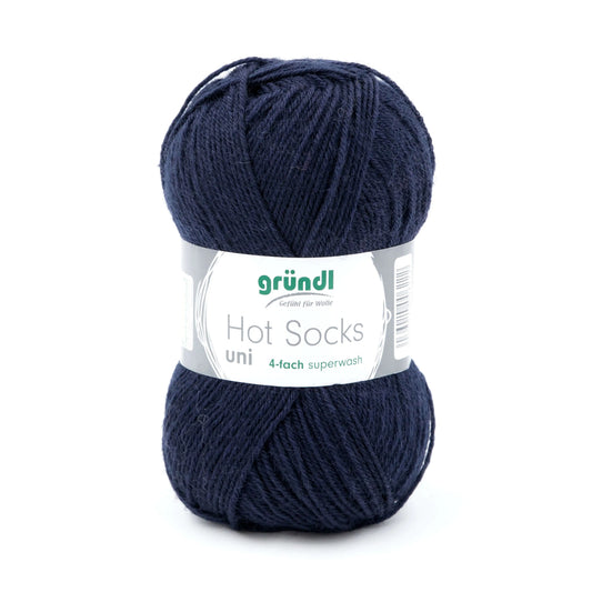 Gründl Hot Socks uni 50 g marine