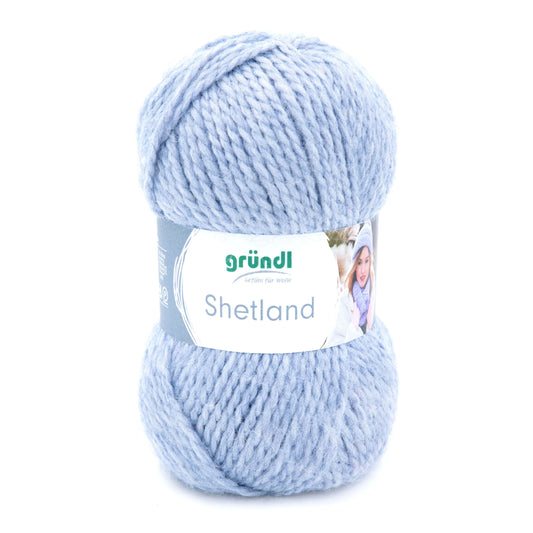 Gründl Wolle Shetland 100 g, jeans melange