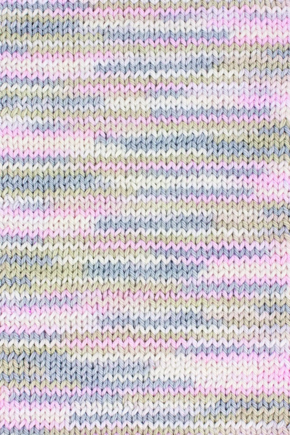 Gründl Cotton Quick Print Baumwollgarn, 50 g, Sand-Rose-Multicolor