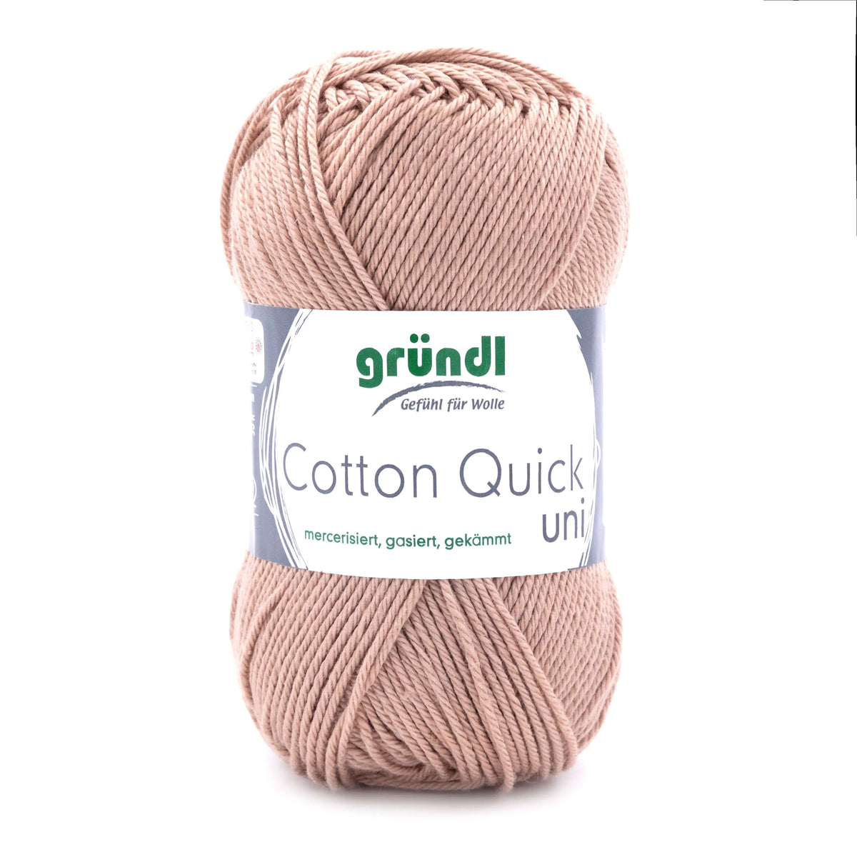 Gründl Cotton Quick Uni 50 g, Farbe 139 Beige