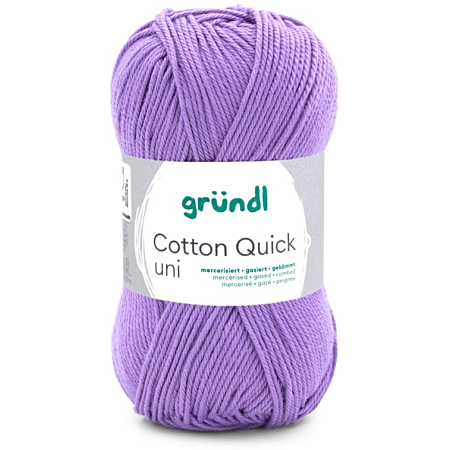 Gründl Cotton Quick Uni 50 g, Farbe 142 Lavendel