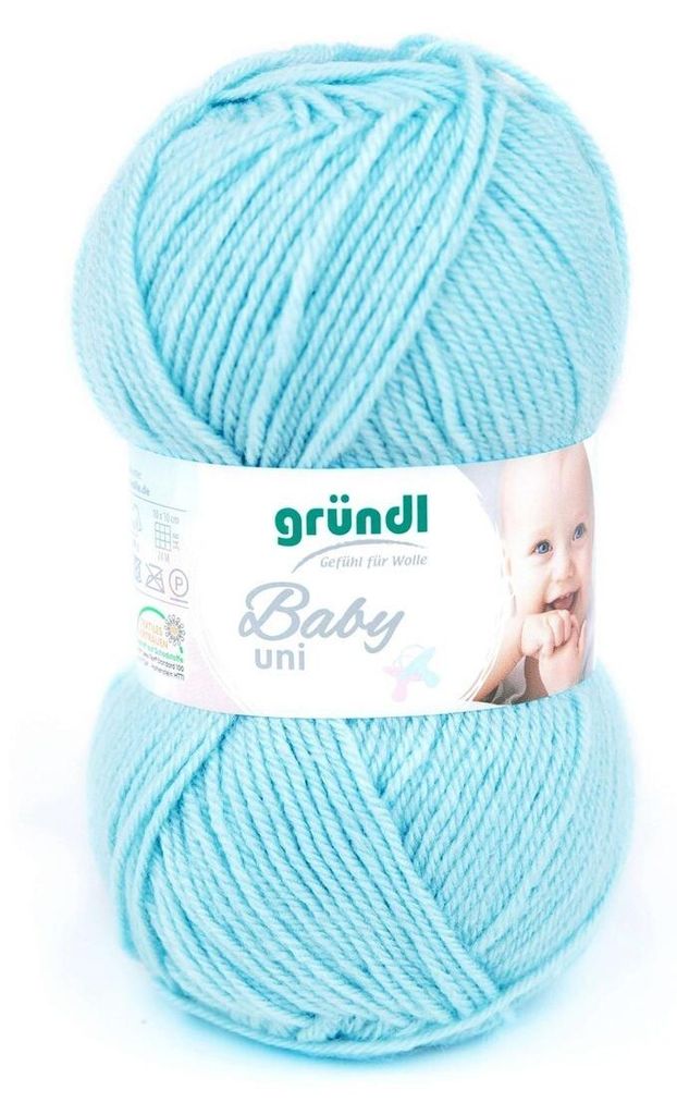 Gründl Baby uni 50 g pastelltürkis