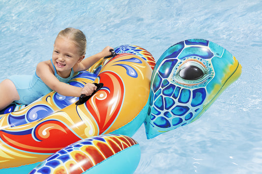 Bestway Schwimmtier Mediterrane Schildkröte, 186 × 168 × 42 cm