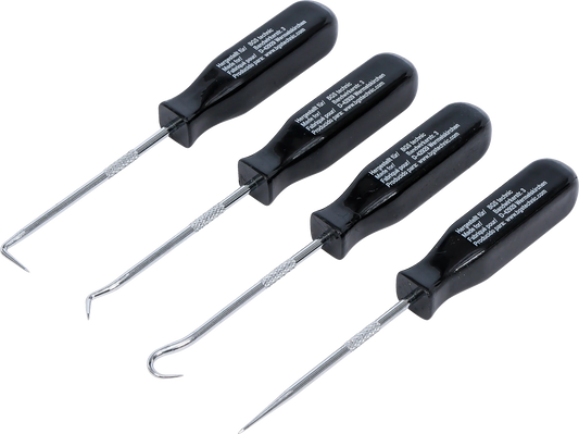 BGS DIY Mini-Haken-Satz, 4-teilig, 135 mm