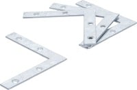 BGS Do it Yourself L-Winkel 75 x 75 x 12 mm, 4-teilig