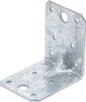 BGS Diy Winkelverbinder mit Sicke 70 x 70 x 55 x 2,5 mm
