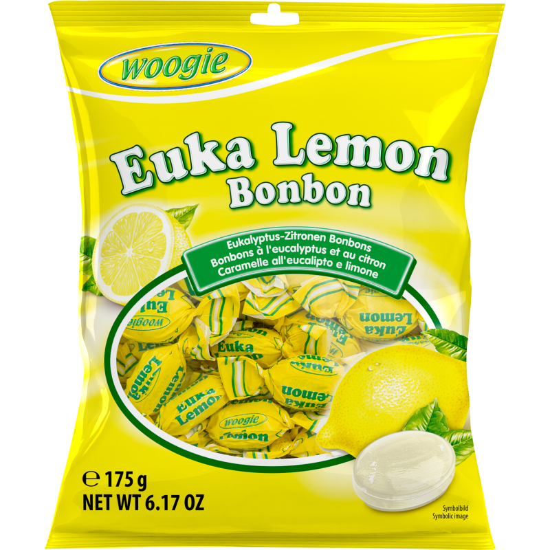 Woogie Eukalyptus-Zitronen-Bonbons 175 g