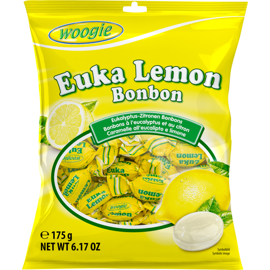 Woogie Eukalyptus-Zitronen-Bonbons 175 g