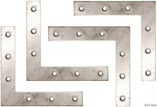 BGS Do it yourself L-Winkel 100 x 100 x 15 mm, 4-tlg.