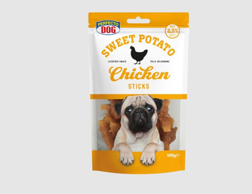 Perfecto Dog Süßkartoffel-Hähnchen-Sticks 100 g