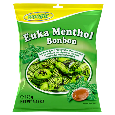 Woogie Euka Menthol Bonbons 175 g