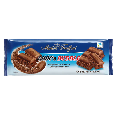 Choc´n Bubble luftige Milchschokolade 150 g