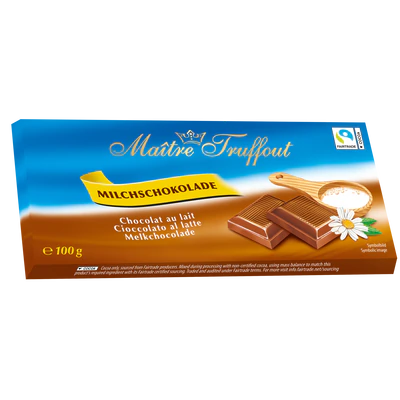 Maître Truffout Milchschokolade 100 g
