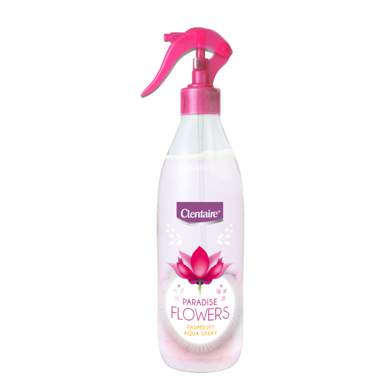 CLENTAIRE Luft- und Textilerfrischer Paradise Flowers 425 ml