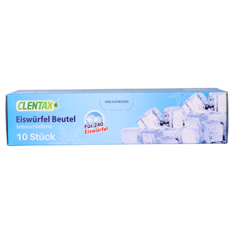 CLENTAX Eiswürfelbeutel, 10 Stück