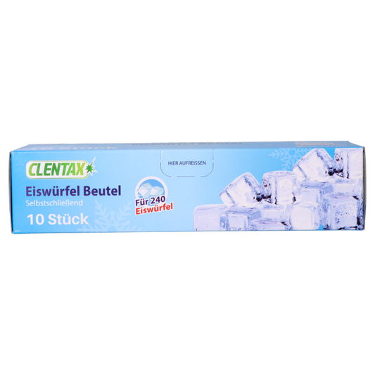 CLENTAX Eiswürfelbeutel, 10 Stück