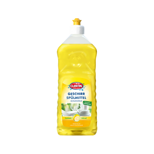 CLENTIN Geschirrspülmittel Zitrone 500 ml