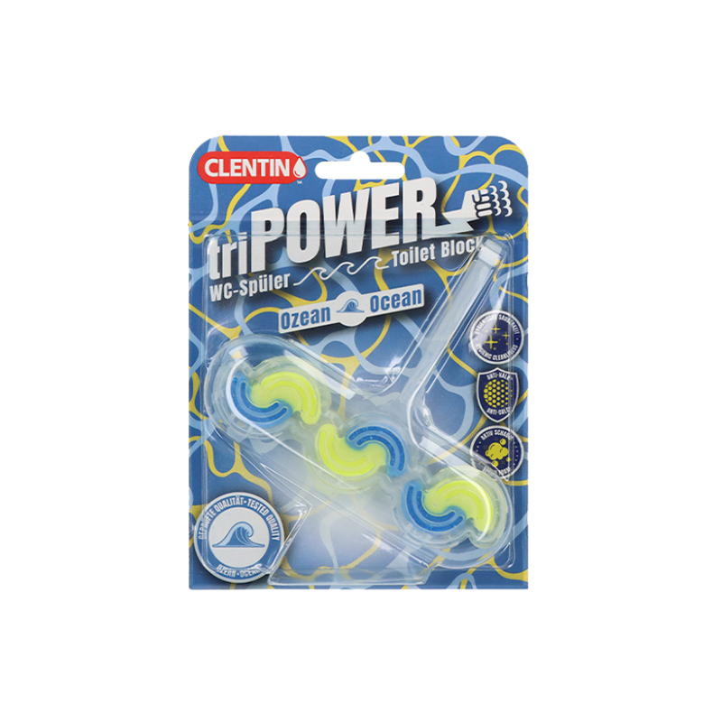 CLENTIN TRI-POWER WC-Duftspüler Ocean 45 g