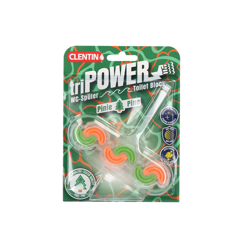 CLENTIN triPower WC-Spüler Pinie 45 g