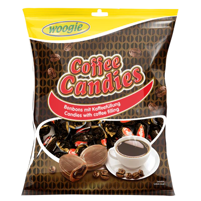 Woogie Bonbons mit Kaffeefüllung 150 g