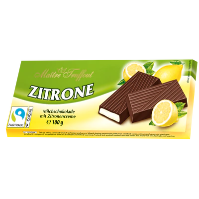 Maître Truffout Cremeschokolade Zitrone 100 g