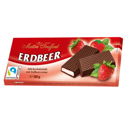 Cremeschokolade Erdbeer 100 g